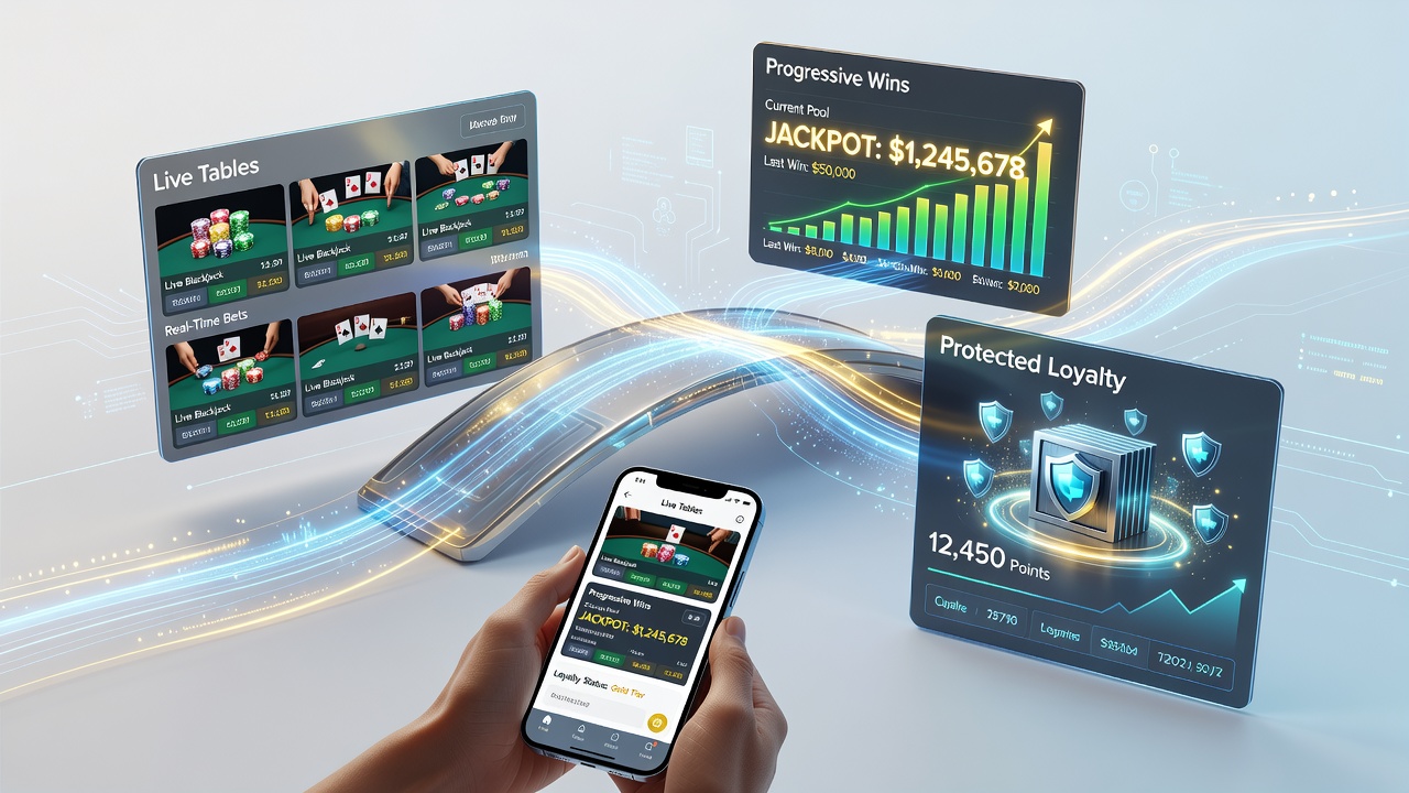 Sichere Verbindungen zwischen digitalen Wallets, Live-Tischen und geschützten Treueprogrammen auf mobilen Geräten