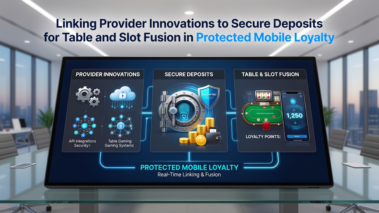 Darstellung der Fusion von Tischspielen und Slots innerhalb geschützter mobiler Loyalitätssysteme