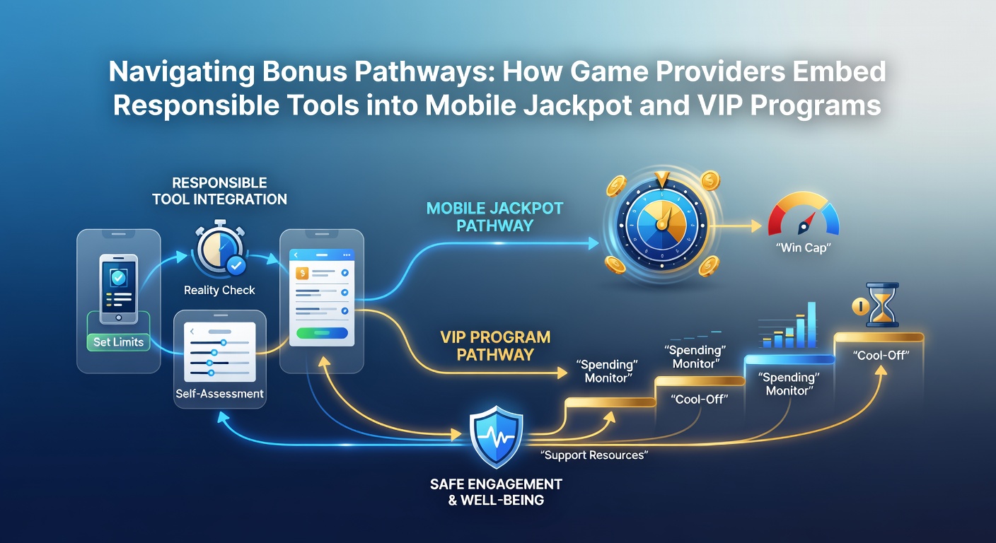 Darstellung von VIP-Leitern und Jackpot-Pfaden mit integrierten Schutzfunktionen auf mobilen Geräten