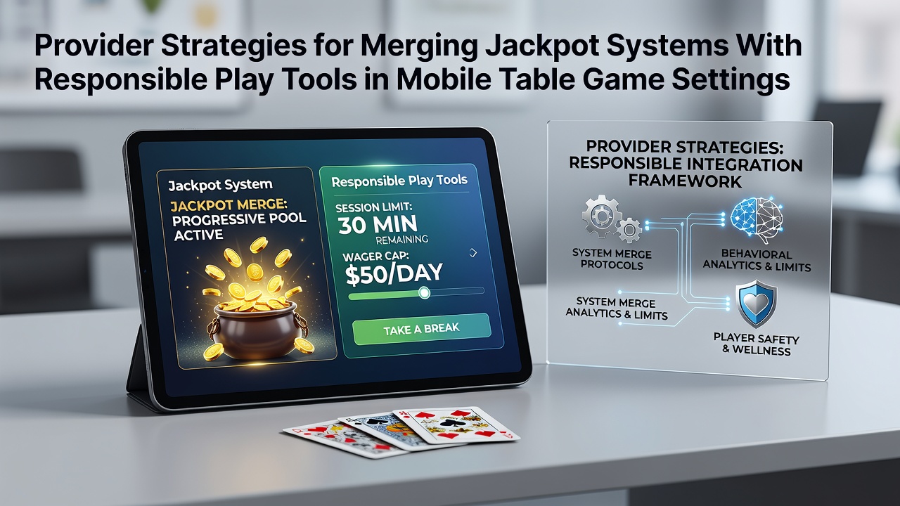 Darstellung mobiler Tischspiele mit integrierten Jackpot- und Schutzmechanismen auf Smartphone-Displays