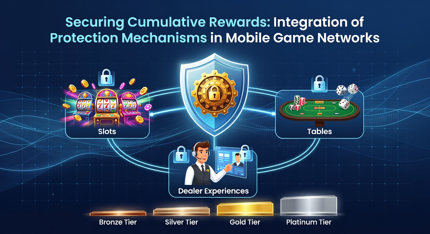 Integration von Schutzmechanismen in mobilen Spielnetzwerken mit Slots, Tischen und Live-Dealer-Erlebnissen