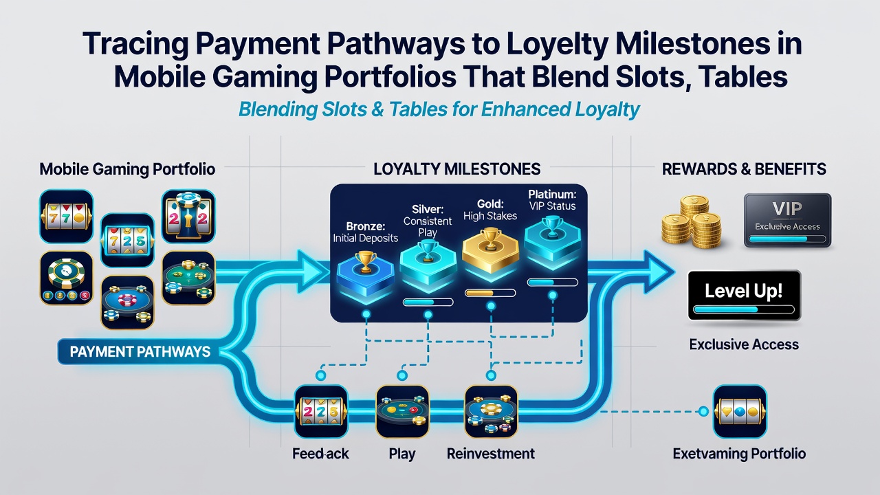 Darstellung von mobilen Loyalty-Meilensteinen mit verantwortungsvollen Tools in gemischten Gaming-Portfolios