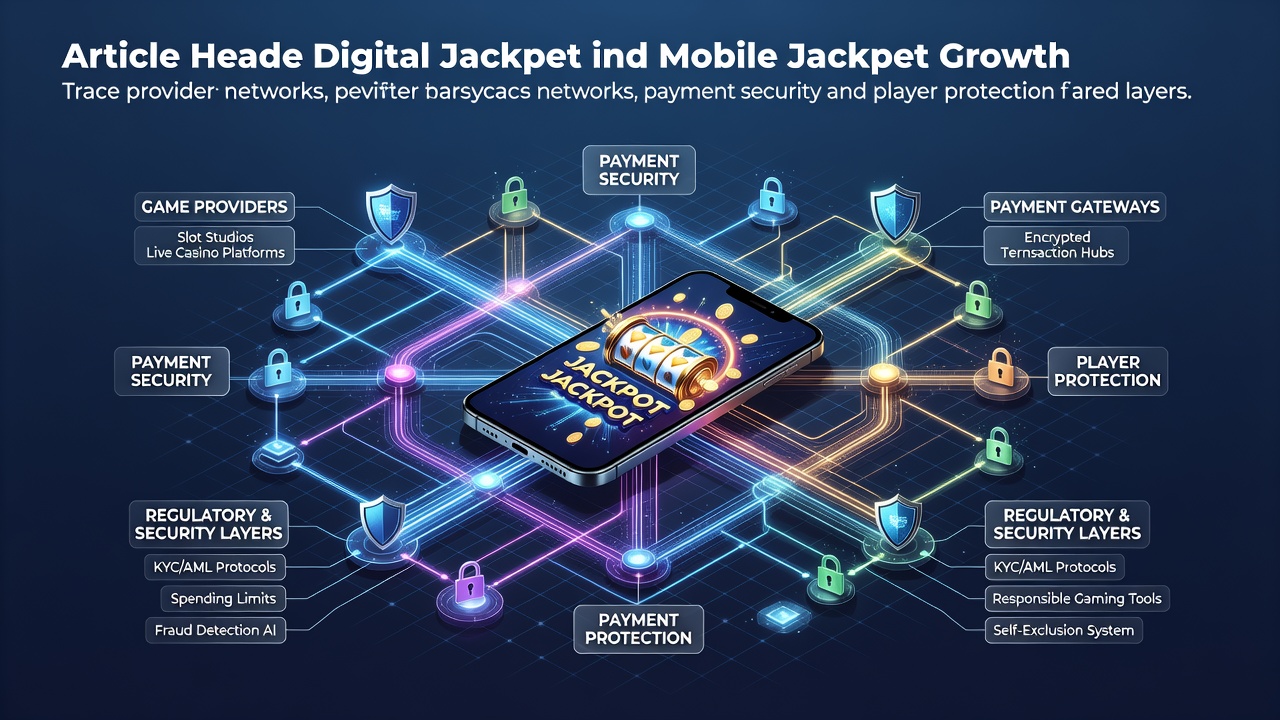 Netzwerke mobiler Jackpot-Anbieter mit Zahlungssicherheit und Spielerschutz
